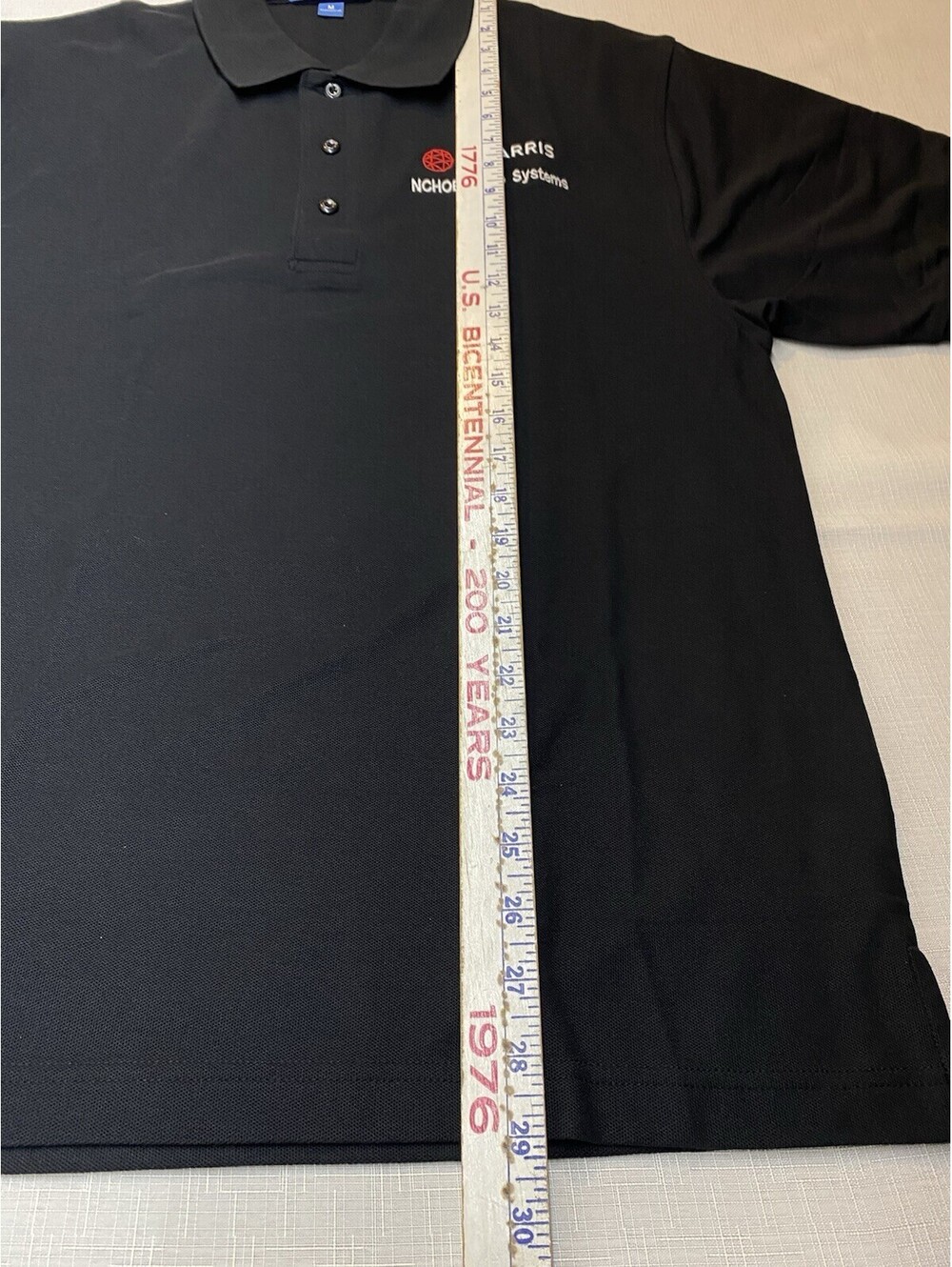Port Authority® EZCotton™  Polo Medium Black NEW!!! Logo Radio Systems - Picture 4 of 9